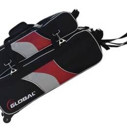 900 GLOBAL 3-BALL DELUXE AIRLINE BLACK/RED/SILVER